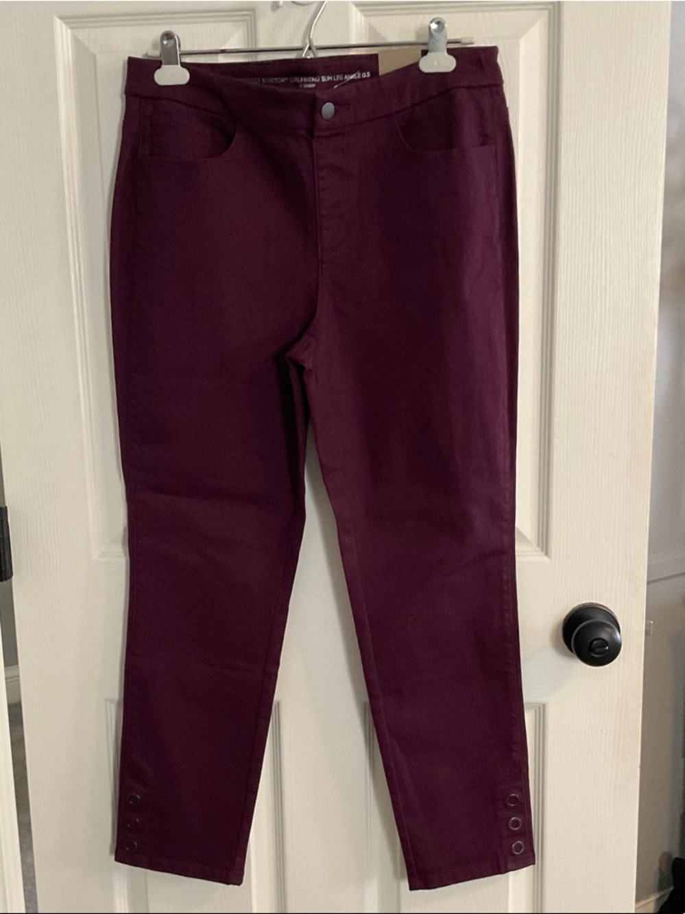 Chico's Skinny Jeans in Plum